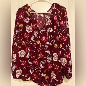 3/4 sleeve blouse